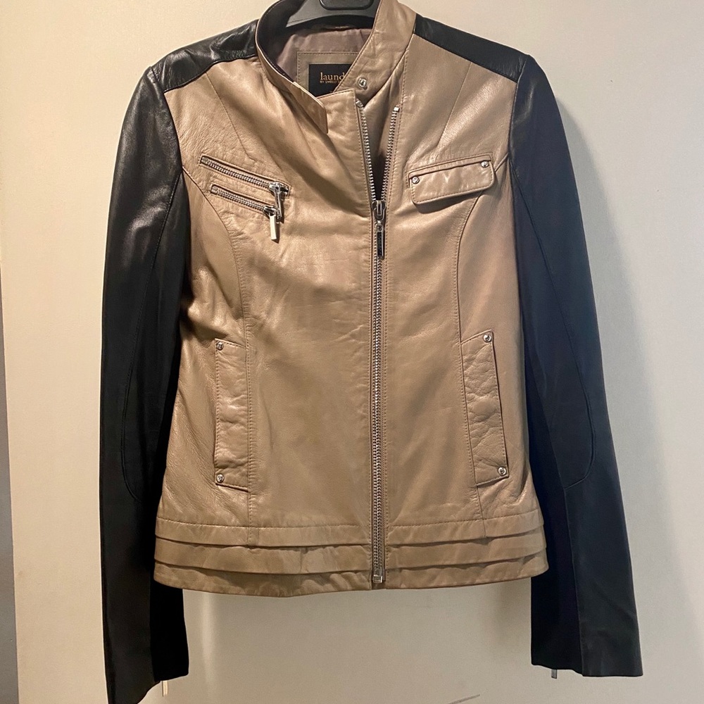Laundry by Shelli Segal Leather Jacket